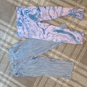 Two paid toddler girl lounge pants 4t